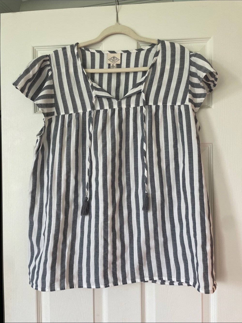 St. John's Bay Striped Top XL